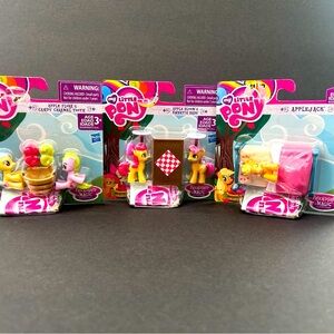 NEW My Little Pony Friendship- Applejack, Apple Bloom And Sweet Babs